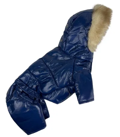 Зимний комбинезон Moncler, синий