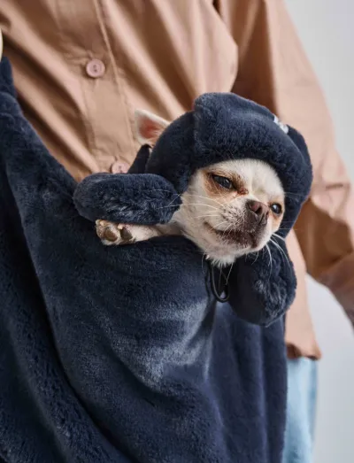 Шапка мех нэви