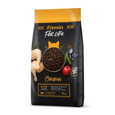 Fitmin cat For Life Adult Chicken (для дорослих котів з куркою)