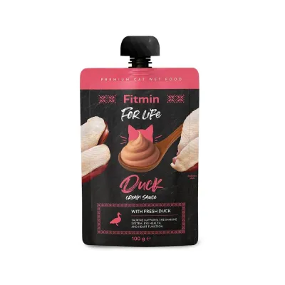 Fitmin For Life Cream Sauce пауч с уткой 100 г