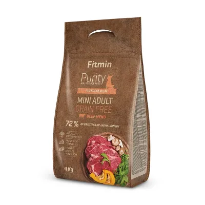Fitmin dog Purity GF Adult Mini Beef 0,8 кг 531114010