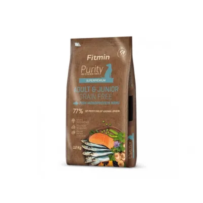 Сухой корм для собак Fitmin dog Purity Rice Adult Fish & Venison