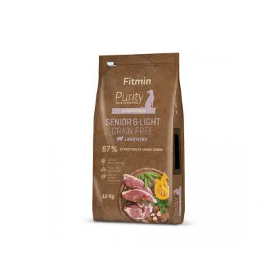Сухой корм для собак Fitmin dog Purity Rice Senior & Light Venison & Lamb, 2 кг
