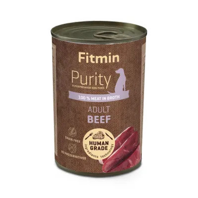 Влажный корм для собак Fitmin dog Purity tin Beef, 400 г