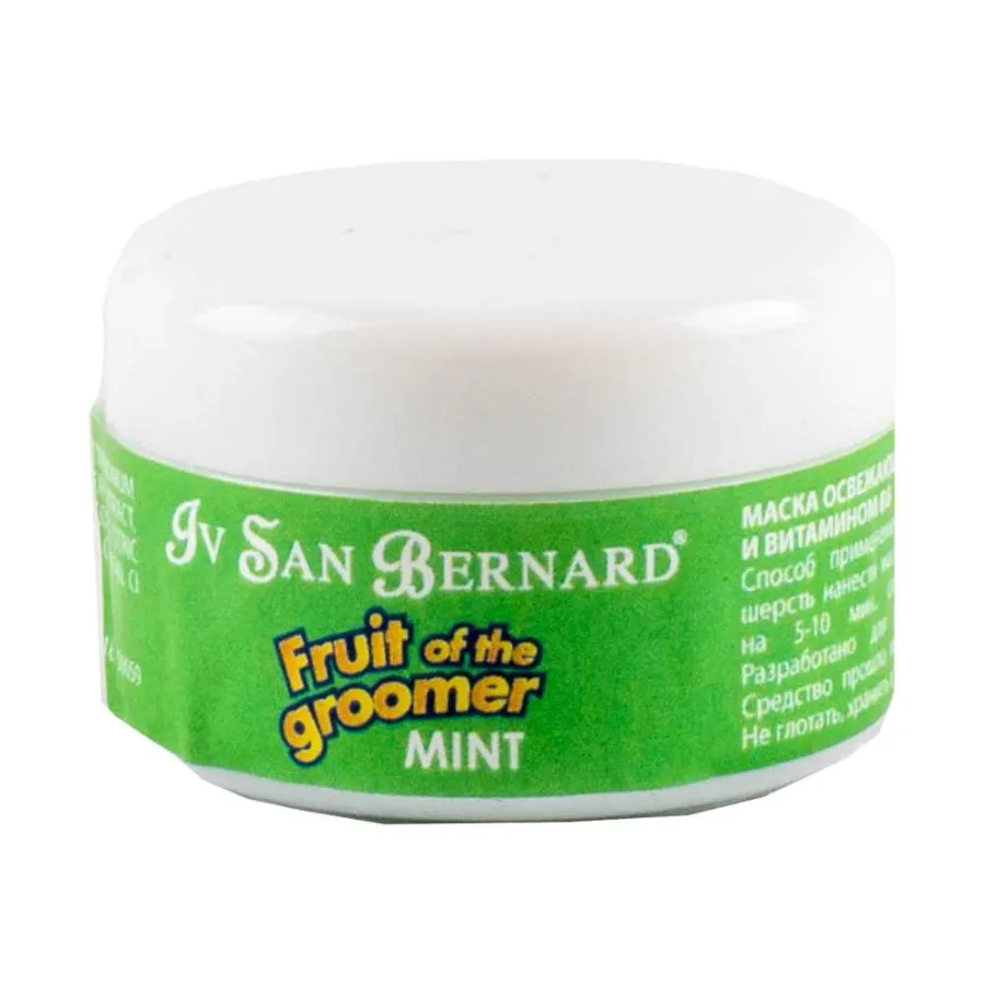Маска для собак і котів М’ята, освіжаюча, з вітаміном B6 Iv San Bernard Fruit Of The Groomer — фото 1
