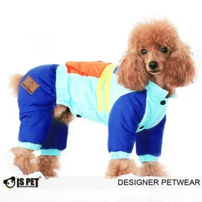 Зимовий комбінезон для собак Is Pet "Grand pocket overall" блакитний