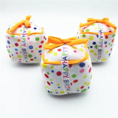 Мягкая плюшевая игрушка Birthday Party Squeaky Gift 11.5х11 см