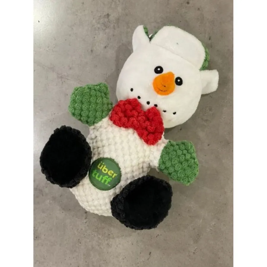 Игрушка для собак Charming Toy SANDWICH СНЕГОВИК плюшевый со звуком, белый 16*32cm — фото 1