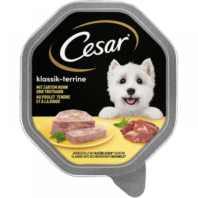 Консервы для собак CESAR Паштет "Classic" с нежной курицей и индейкой 150г