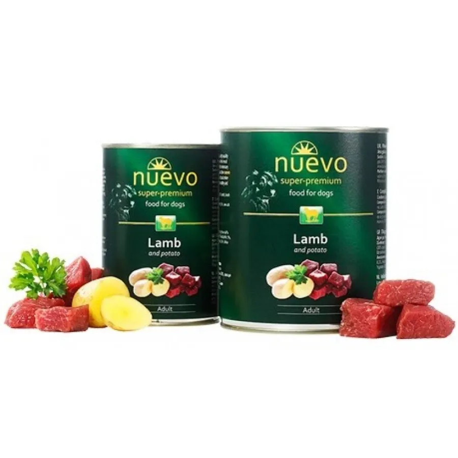 Консервы для собак Nuevo Lamb and Potato ADULT с ягненком и картофелем 800г — фото 1
