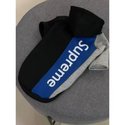 Толстовка для собак SUPREME, фліс, чорна