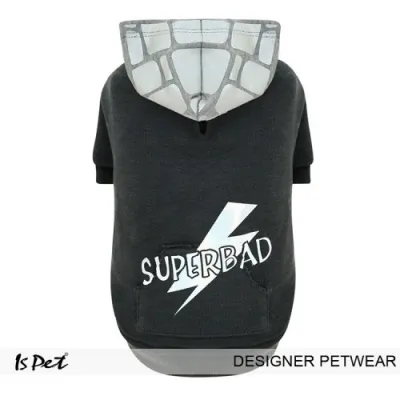 Толстовка для собак Is Pet Superbad, сіра