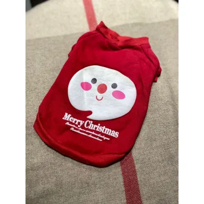 Толстовка для собак Pet Style "Merry Christmas" червона