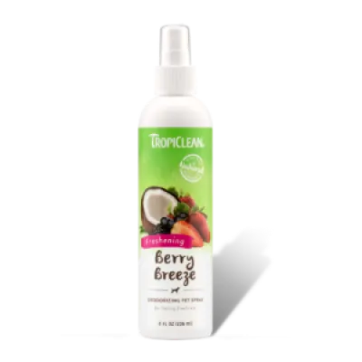 TropiClean спрей-парфюм для собак и кошек Berry Breeze, Свежая Ягода 236 мл