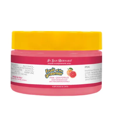 Iv San Bernard Fruit Of The Groomer маска Pink Grapefruit для средней шерсти, с грейпфрутом и витамином В6