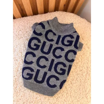 Светр для собак GUCCI, сірий