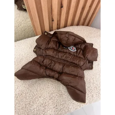 Зимовий комбінезон для собак MONCLER, коричневий