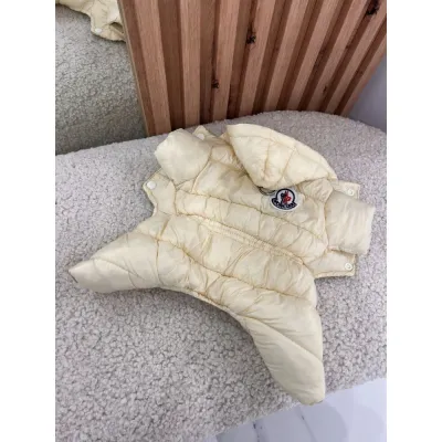 Зимовий комбінезон для собак MONCLER, кремовий