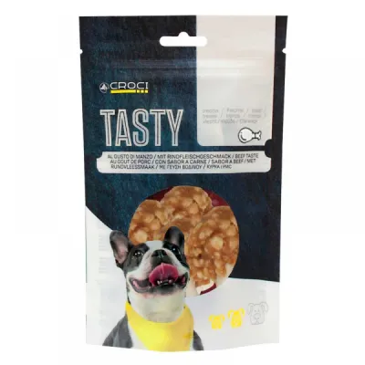 Лакомства для собак TASTY "Куриные бедра с рисом", 80гр