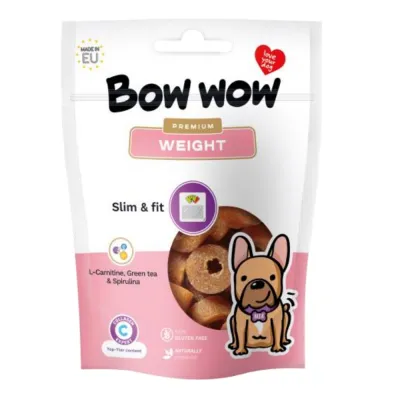 Ласощі для собак Bow wow Weight снеки, від проблем із зайвою вагою, 60 гр