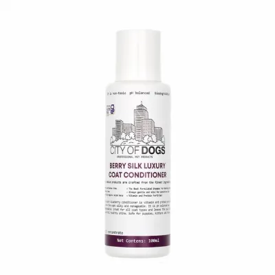 City of Dogs Кондиционер для собак и кошек Silk Berry для блеска и объема, 100мл
