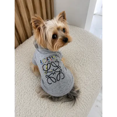 Футболка для собак и кошек Loewe Logo Grey