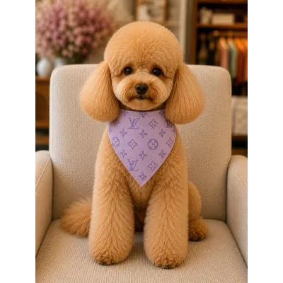 Бандана для собак и кошек Louis Vuitton Lilac
