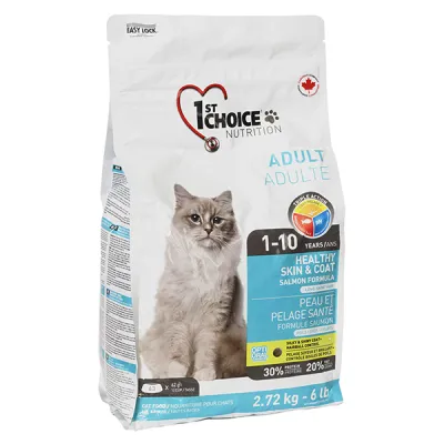 1st Choice Adult Healthy Skin&Coat ФЕСТ ЧОЙС ХЕЛЗІ ЛОСОСЬ сухий суперпреміум корм для котів
