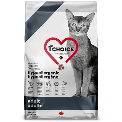 1st Choice Adult Hypoallergenic ФЕСТ ЧОЙС ГІПОАЛЕРГЕННИЙ КАЧКА сухий дієтичний беззерновий корм для котів