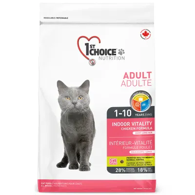 Сухой корм для кошек 1st Choice Adult Indoor Vitality Chicken