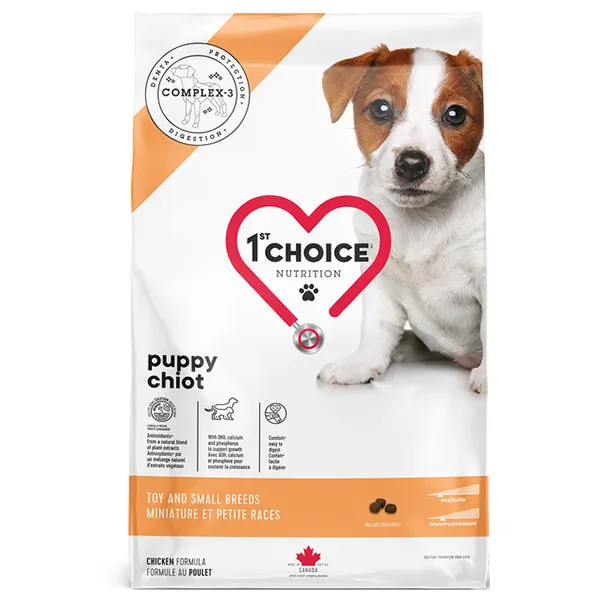 1st Choice Puppy Toy and Small ФЕСТ ЧОЙС ЦУЦЕНЯ МІНІ МАЛИХ КУРКА сухий суперпреміум корм для цуценят міні та малих порід — фото 1