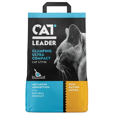 Cat Leader Clumping Wild Nature наполнитель для кошачьего туалета