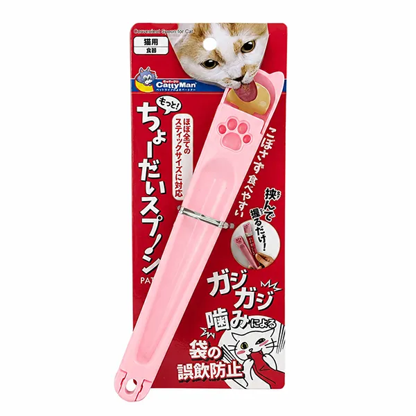 CattyMan Convenient Spoon ложка для жидких лакомств в стиках для котов — фото 1