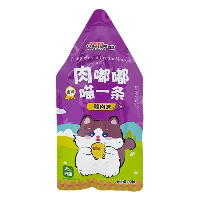 Влажный корм для котят беззерновой мусс, пауч 55г, Cattyman Cream Mousse Duck