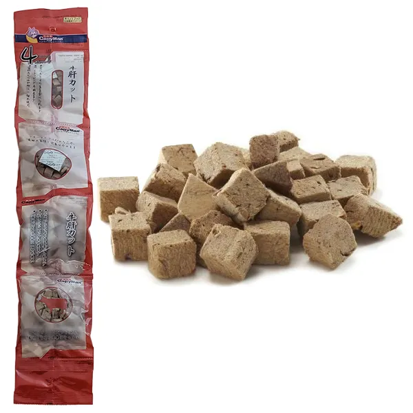 CattyMan Freeze Dried Beef Liver Dice сублімовані ласощі для котів — фото 1