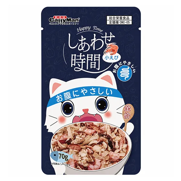 CattyMan Happy Time Digestive Health беззерновий вологий корм для котів, пауч 70г — фото 1