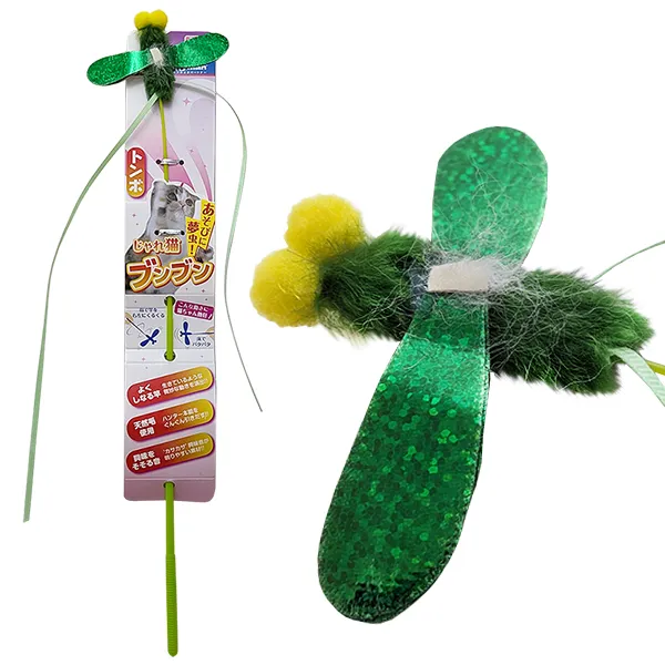 CattyMan Insect Dragonfly КЕТТІМЕН БАБКА дражнилка іграшка для котів — фото 1