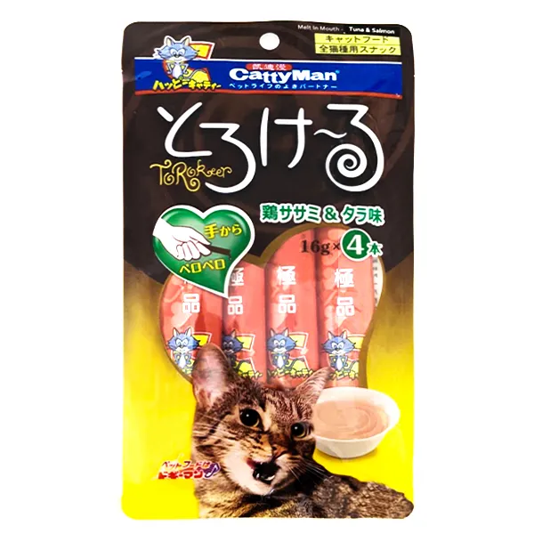 Рідкі ласощі для котів, тунець і лосось, CattyMan Tuna&Salmon — фото 1