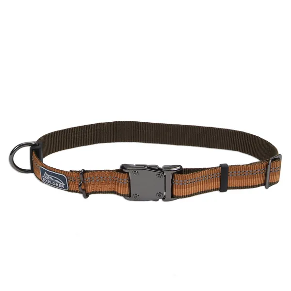 Coastal K9 Explorer Collar КОСТАЛ К9 ЕКСПЛОРЕР світловідбивний нашийник для собак, 2.5х30-46см — фото 1