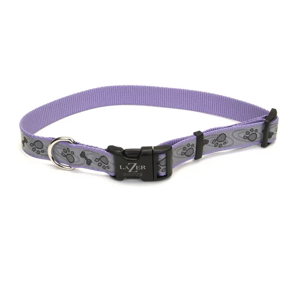 Coastal Lazer Brite Reflective Collar КОСТАЛ ЛАЗЕР БРАЙТ світловідбивний нашийник для собак, 1.6х30-46см — фото 1