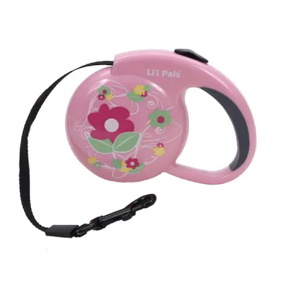 Рулетка-повідець для собак Coastal Li`l Pals Fashionable Leash до 7кг 3.6м