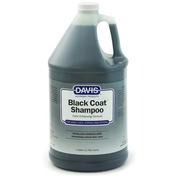 Шампунь для черной шерсти собак и кошек Davis Black Coat Shampoo — фото 1