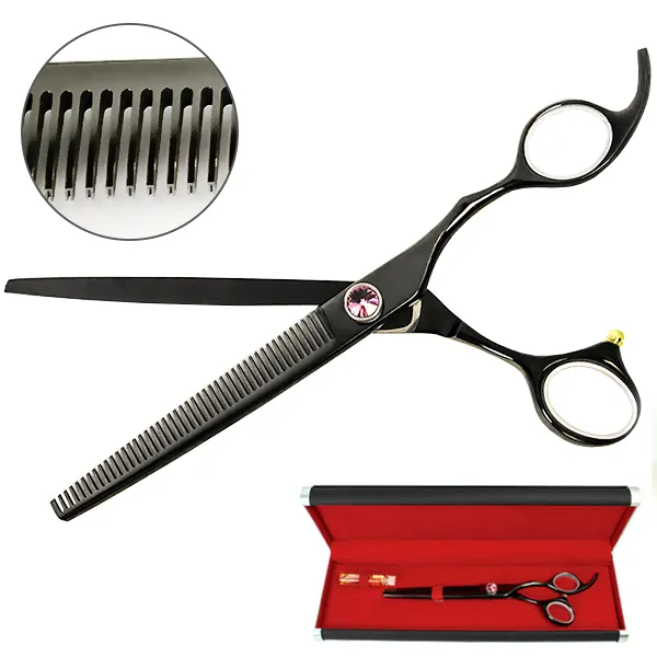 Філірувальні ножиці для стрижки собак Davis Majutsu Titanium Thinning — фото 1