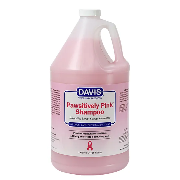 Davis Pawsitively Pink ДЕВІС ПІНК зволожувальний шампунь для собак і котів — фото 1