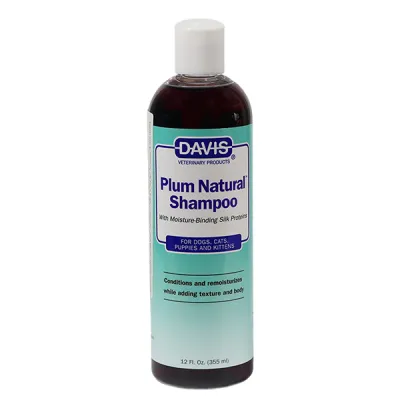 Davis Plum Natural Shampoo ДЕВІС НАТУРАЛЬНА СЛИВА шампунь з протеїнами шовку для собак і котів, концентрат