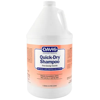 Шампунь для собак и кошек, концентрат, Davis Quick-Dry