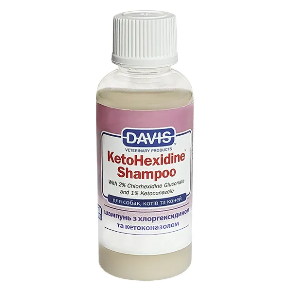 Шампунь дерматокосметический Davis KetoHexidine Shampoo с 2% хлоргексидином и 1% кетоконазолом — фото 1