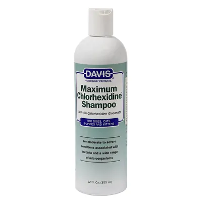 Шампунь дерматокосметический Davis Maximum Chlorhexidine Shampoo с 4% хлоргексидином