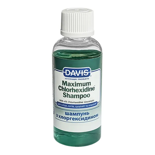 Шампунь дерматокосметический Davis Maximum Chlorhexidine Shampoo с 4% хлоргексидином — фото 1