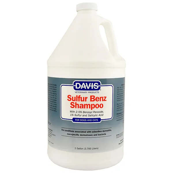 Шампунь с бензоил пероксидом Davis Sulfur Benz Shampoo — фото 1
